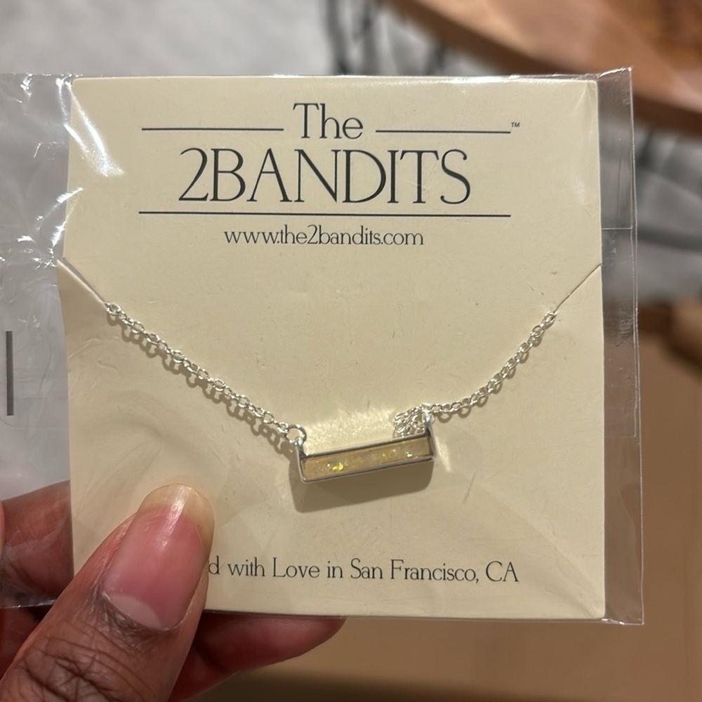 2 Bandits Dainty Opal Necklace